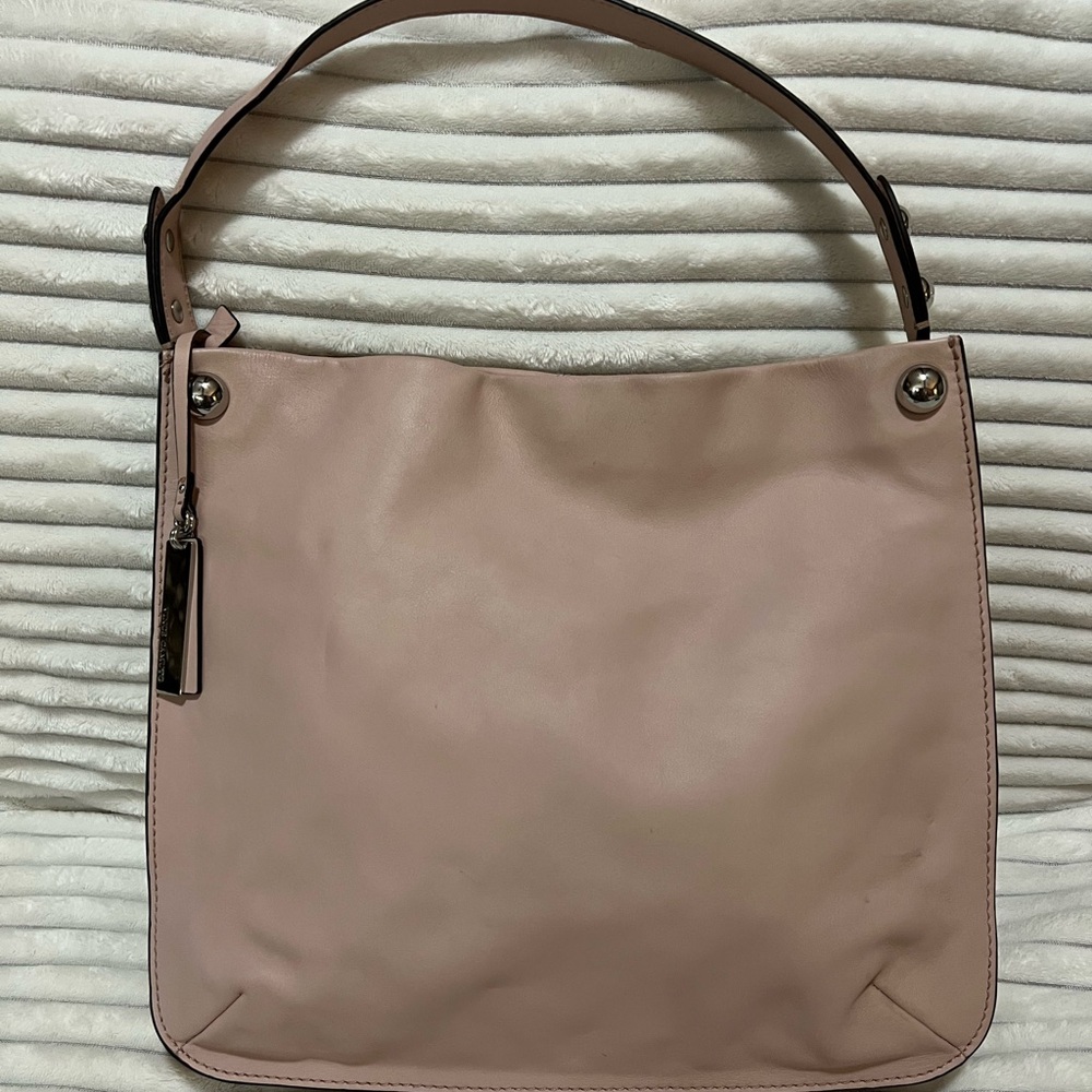 Vince Camuto Leather Hobo Bag in Cameo Rose